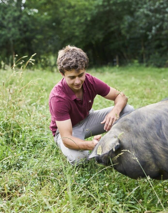 Domaine Herbae porc noir de Bigorre AOP Anouk et Nicolas