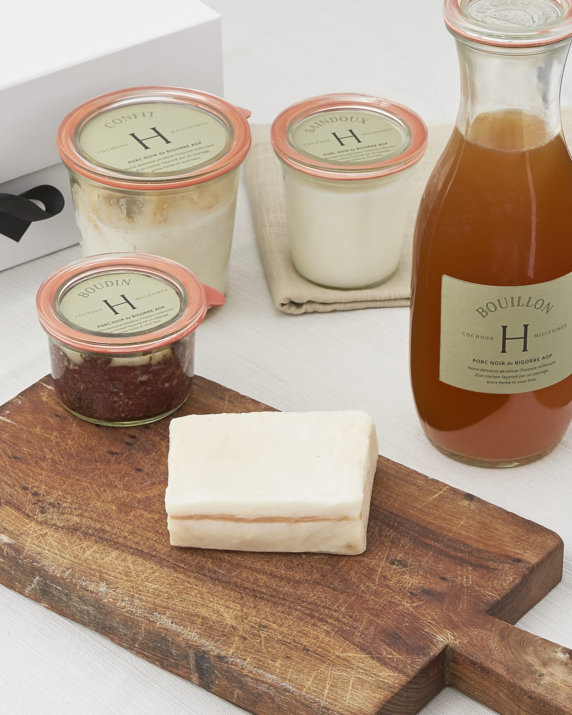 Coffret cuisine Herbae porc noir de Bigorre