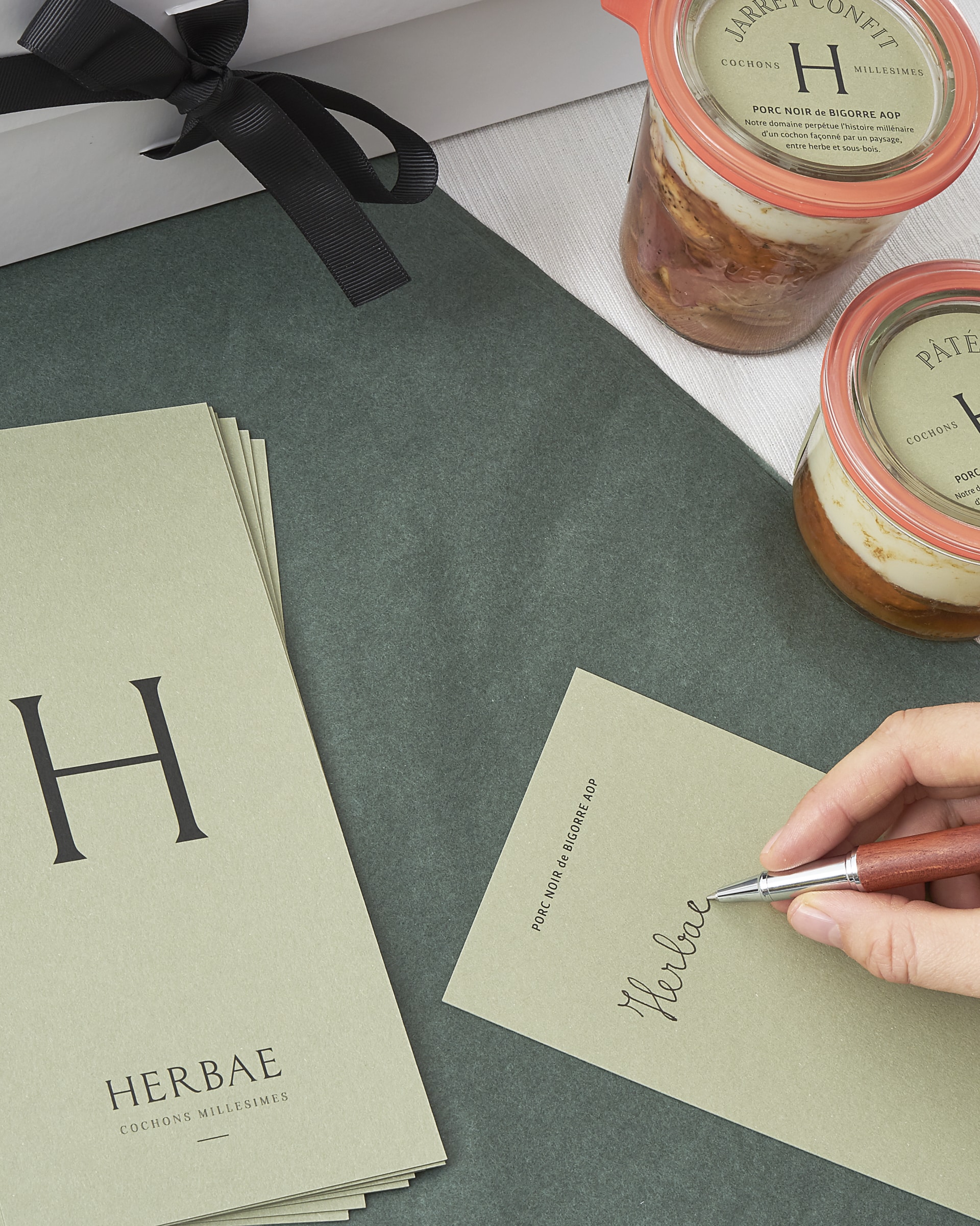 Coffret Herbae mot personnalisé