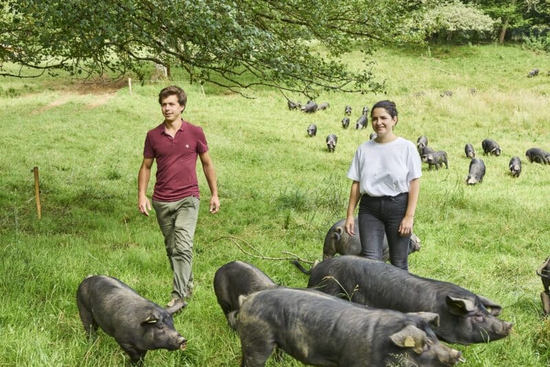 Domaine Herbae porc noir de Bigorre AOP Anouk et Nicolas