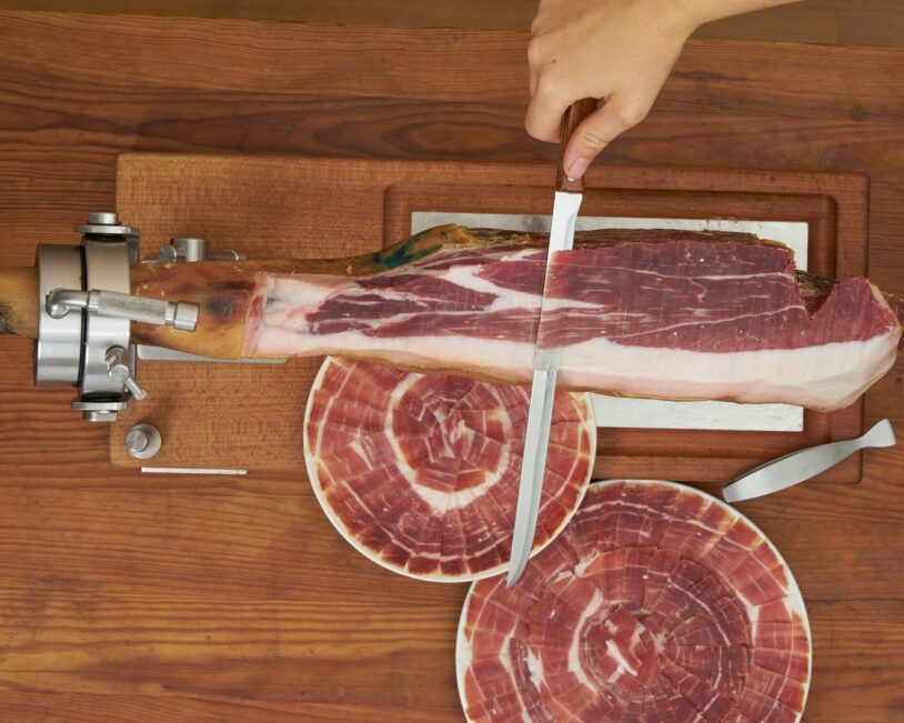 Jambon Noir de Bigorre AOP 24 mois coupé au couteau HERBAE