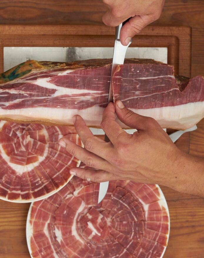 Jambon Noir de Bigorre AOP 24 mois coupé au couteau HERBAE