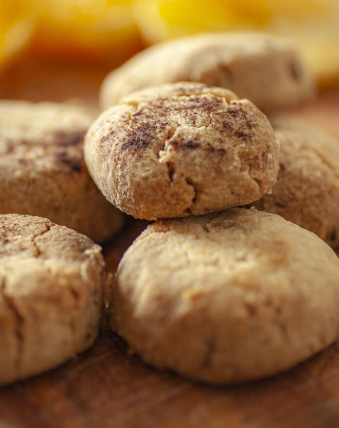 Sablés cannelle zestes d'orange au saindoux