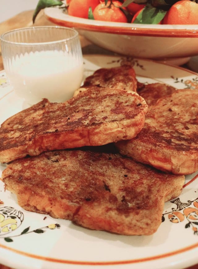 Recette Herbae porc noir de Bigorre AOP - Pain perdu aux 4 épices saindoux de porc noir de Bigorre