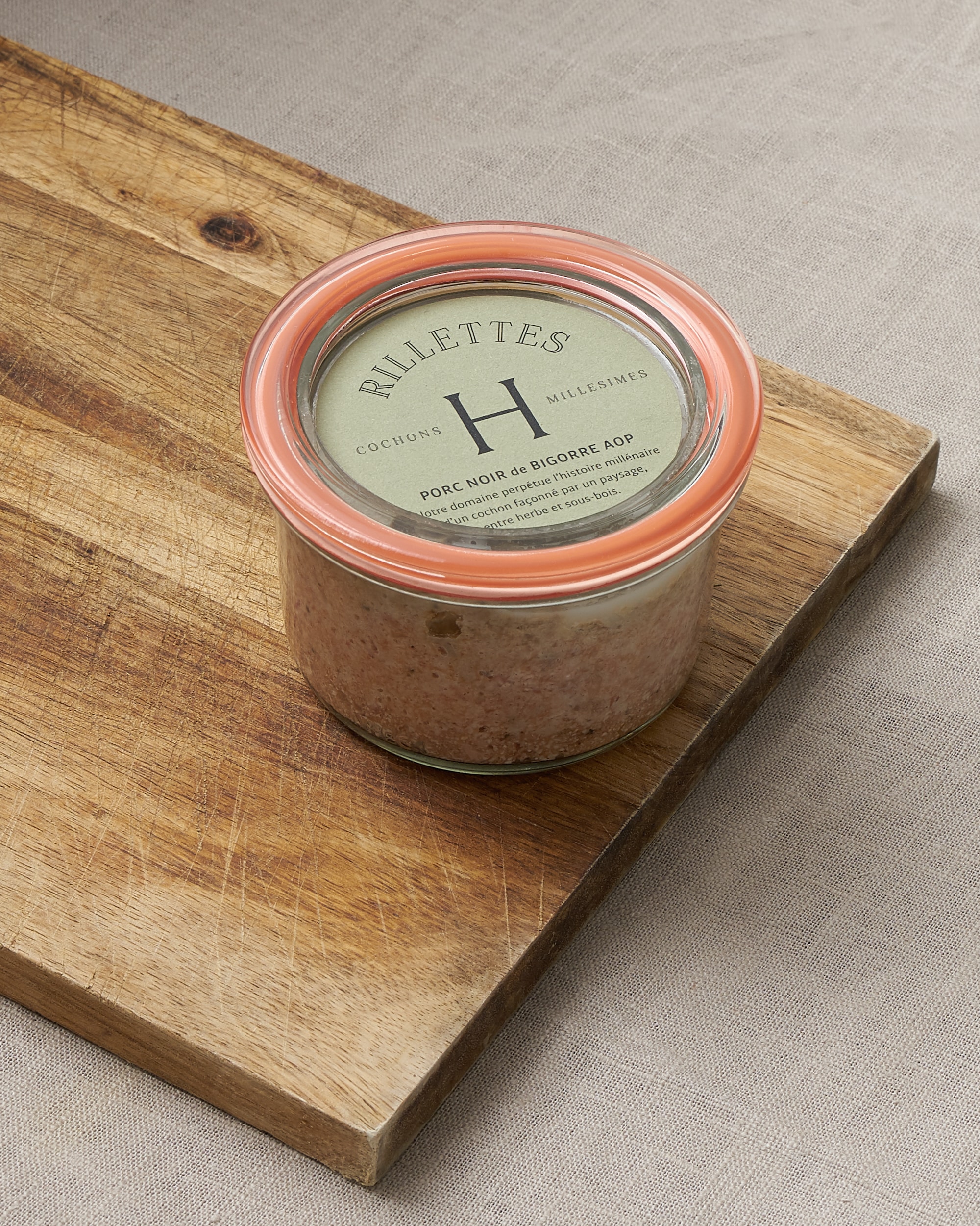 Rillettes de porc noir de Bigorre Herbae Bocaux