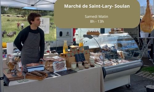 Marché Saint lary soulan Hautes Pyrénées - Evénement Herbae Porc noir de Bigorre AOP