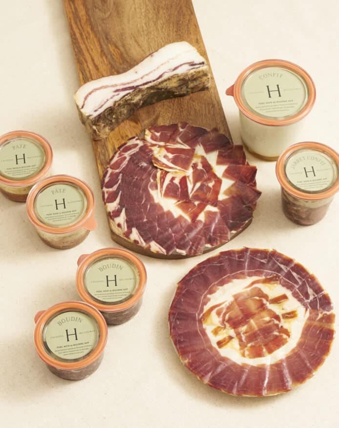 Coffret de Noël Herbae porc noir de Bigorre AOP - Coffret 4