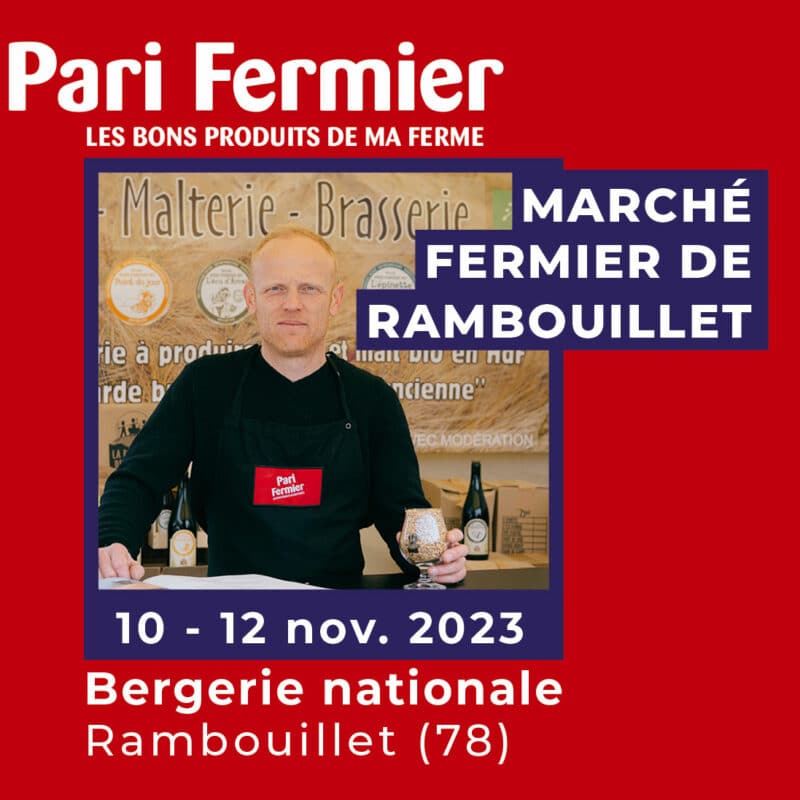 Marché Pari Fermier Bergerie Rambouillet Novembre 2023