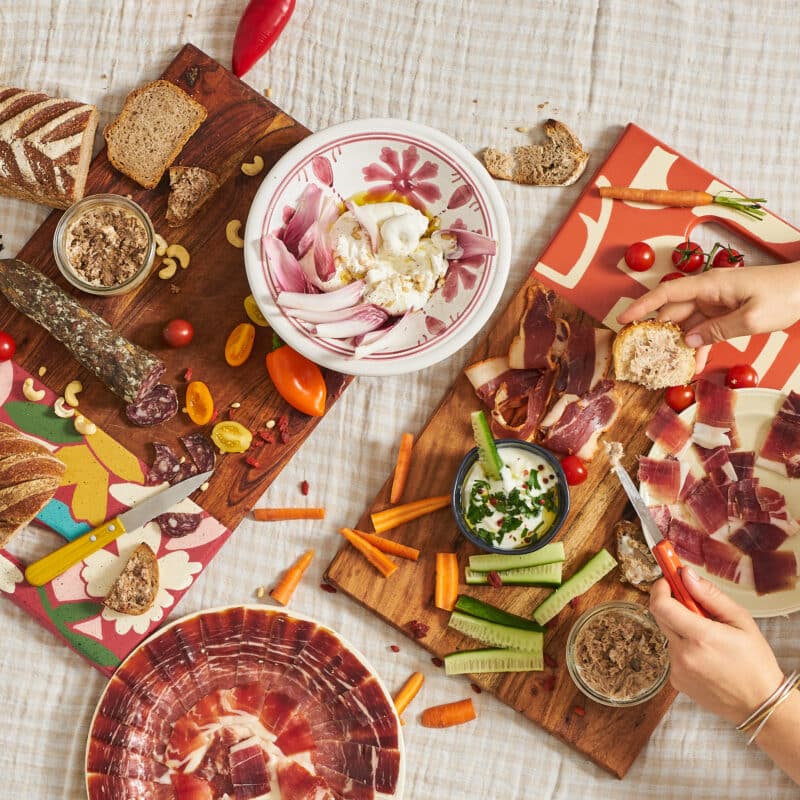 Recette été - Apéritif table extérieur