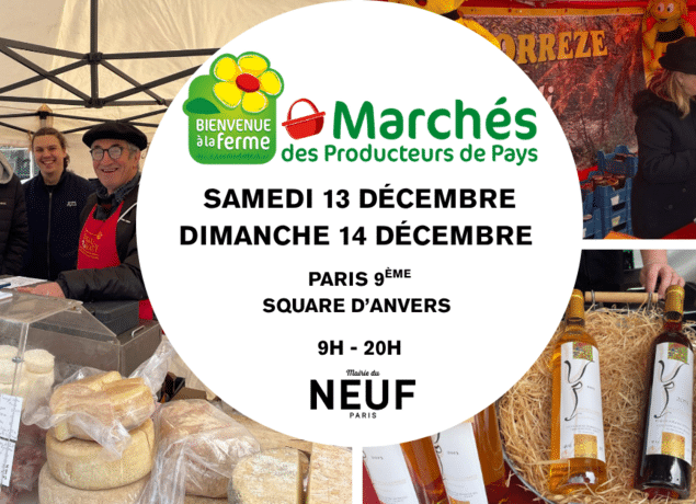 Marché des producteurs de pays- square d'Anvers
