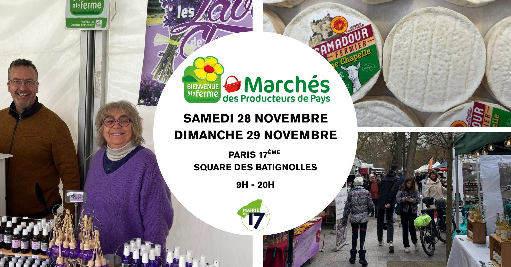 BATIGNOLLES - Marché Producteurs de Pays Novembre 2026 HERBAE