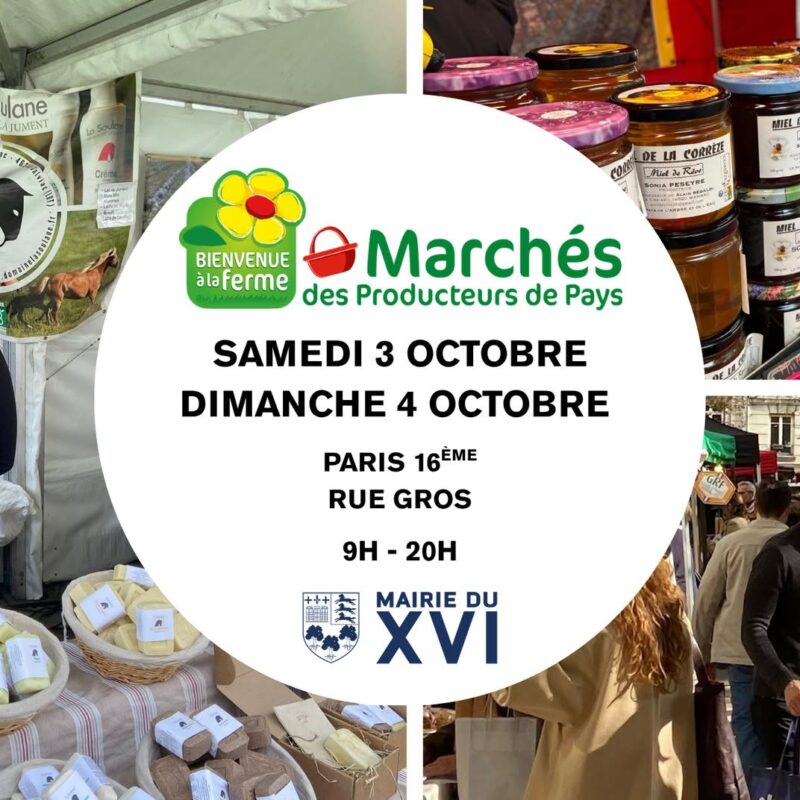 Marchés des producteurs de Pays - Paris 16ème - Rue Gros Octobre 2026 HERBAE